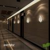 Lámpara de Pared, Awebb Aplique LED Simple Moderna para Escalera, Pasillo, Salón (Luz Blanca Cálida 9w)