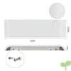 Netboat Lámpara de pared Interior 12W Moderna Apliques de Pared Blanco Cálido,Moda Agradable Luz de Ambiente perfecto para Lámpara de Decoración para