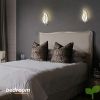 Lámpara de Pared, Awebb Aplique LED Simple Moderna para Escalera, Pasillo, Salón (Luz Blanca Cálida 9w)