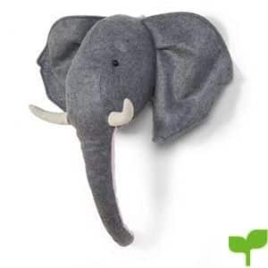 Childhome Elefante – Cabeza animal fieltro, unisex