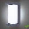 Glighone Aplique de pared Lámpara de Pared LED 10W Aplique Moderna Luz de Puro Aluminio Impermeable IP54 Luz Interior y Exterior para Decoración del Hogar Dormitorio, Blanco Frío