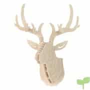 urijk decoración de madera para armar en 3d con diseño de cabeza de ciervo para colgar en la pared blanco tamaño29.5cmx21cmx37cm 180x180 - Listado de páginas de nuestro sitio web