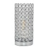 MiniSun – Lámpara moderna de mesa táctil ‘Ducy’ – auténtico cristal K9 de especial brillo
