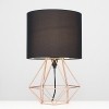 MiniSun – Moderna lámpara de mesa ‘Angus’, con innovadora base de estilo jaula