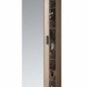 Habitdesign 007866F – Armario zapatero con espejo, color Roble Natural, medidas: 180 x 50 x 20 cm de fondo