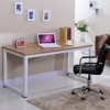 Mesa de ordenador, escritorio con ranuras de trabajo: mesa de comedor, mesa de reuniones, mesa para la casa, la oficina o el estudio, 120 × 60 × 74 cm