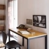 Need Escritorios 120x60cm Mesa de Ordenador Escritorio de Oficina Mesa de Estudio Puesto de trabajo Mesa de Despacho, teca Roble Color