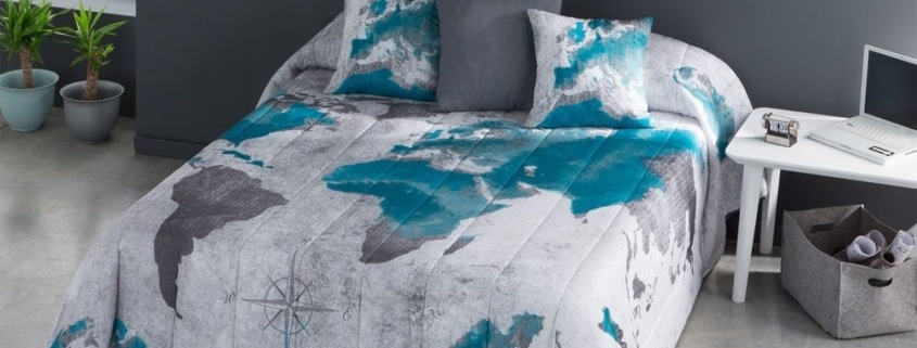 Funda nórdica de algodón azul: ¡Dale un toque fresco y elegante a tu habitación!