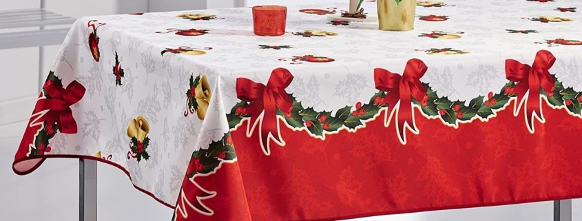 ¡Viste tu mesa con estilo navideño! Compra manteles de Navidad online al mejor precio